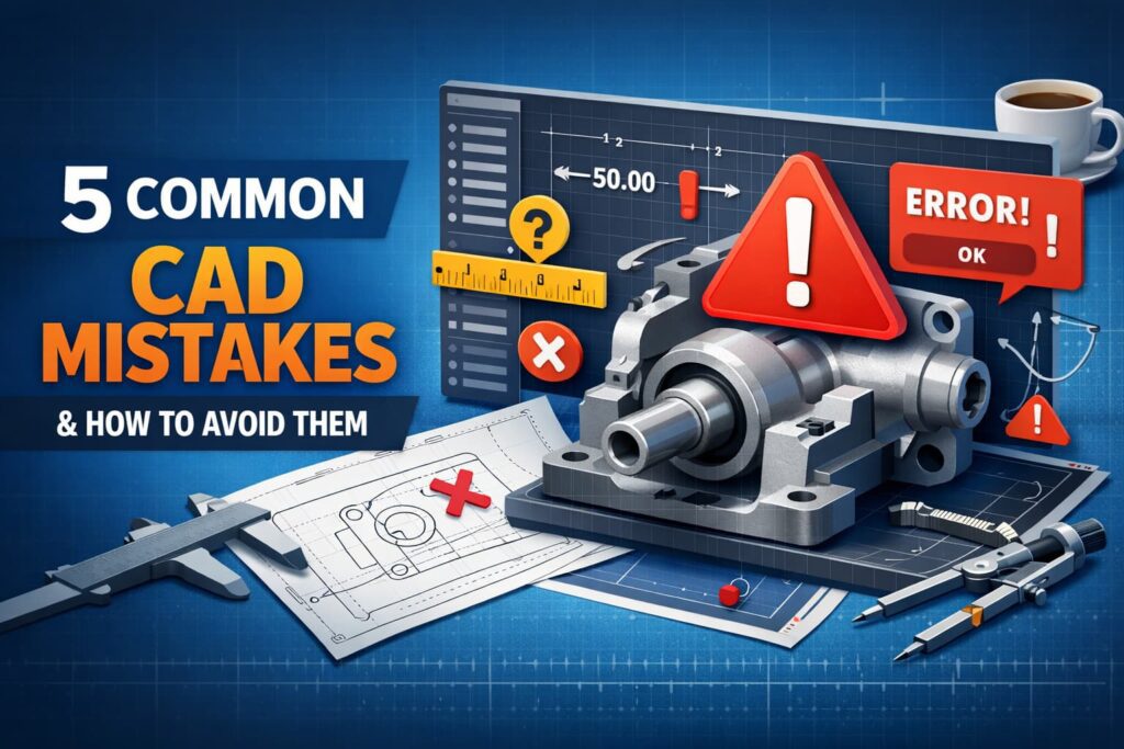 5 Common CAD Mistakes and How to Avoid Them