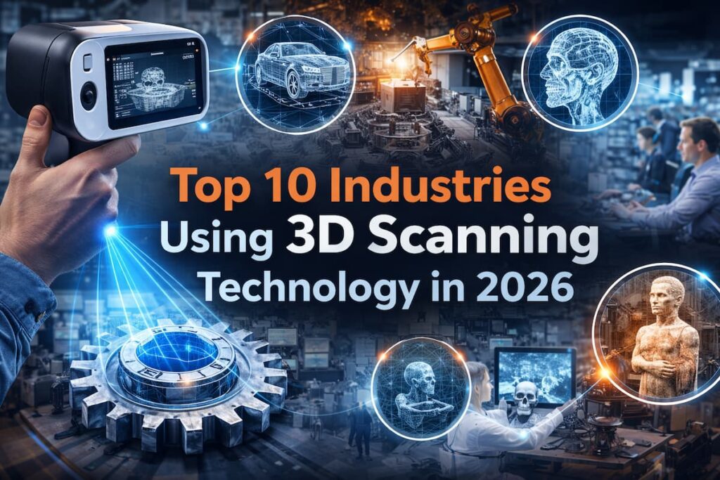 Top 10 Industries Using 3D Scanning Technology in 2026