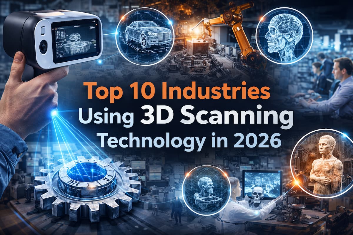 Top 10 Industries Using 3D Scanning Technology in 2026