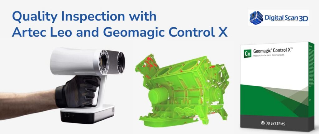 Quality Inspection with Artec Leo and Geomagic Control X
